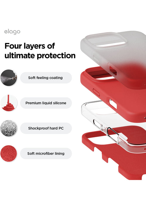 elago iPhone 16 Pro MAX Case Liquid Silicone